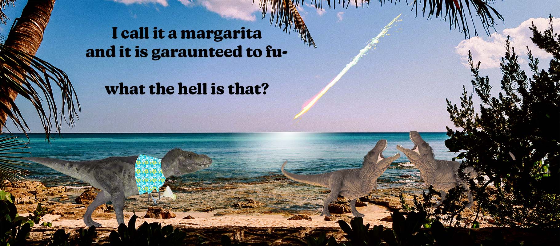 Dinosaurs on Mexican Vacation Spot a Meteor